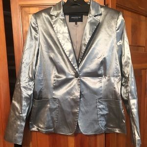 Silver blazer